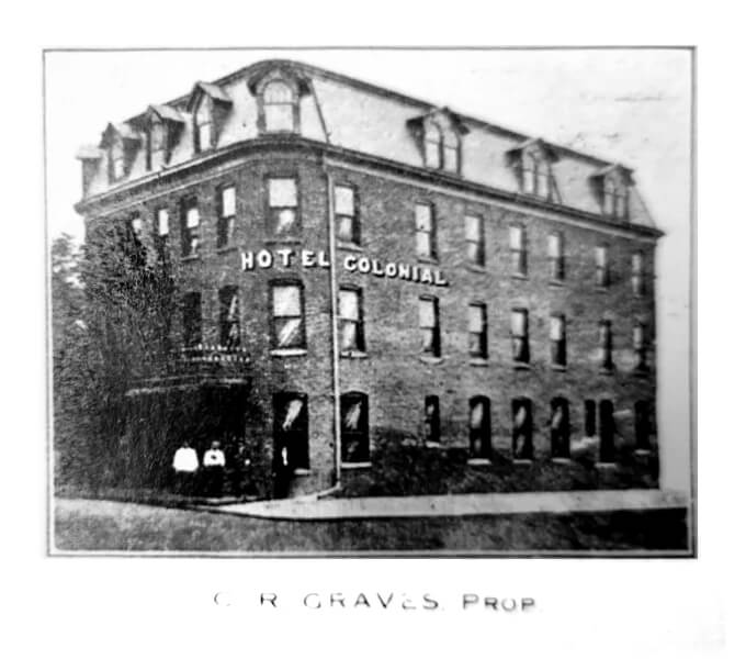 Hotel Colonial Hanover PA vintage photo